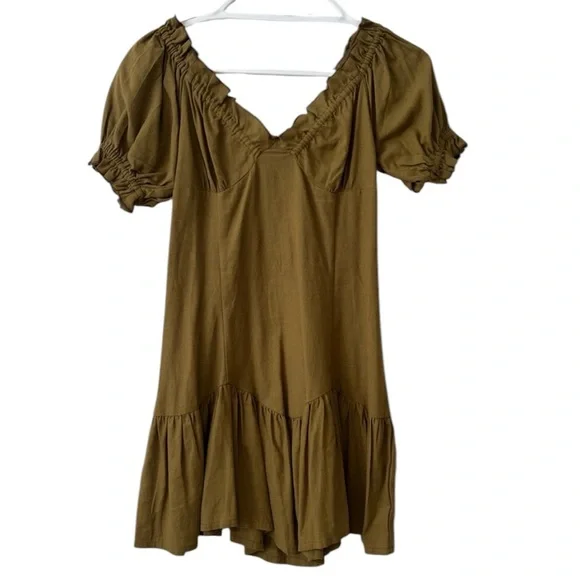 Jens Pirate Booty x Free People Night Bird Linen Dress size Medium - Picture 4 of 6